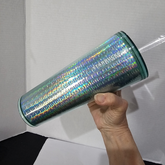 Starbucks Tumbler 24oz Venti Irridecent Bubble Limited Edition Christmas NWT 😋 - Picture 4 of 10